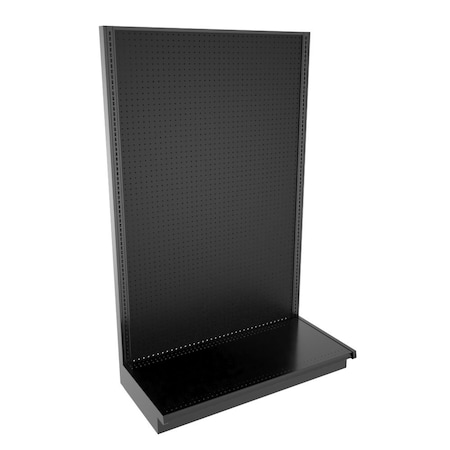 Lozier Gondola Wall Display Starter, Black 48W 78H 22D P412S-ST